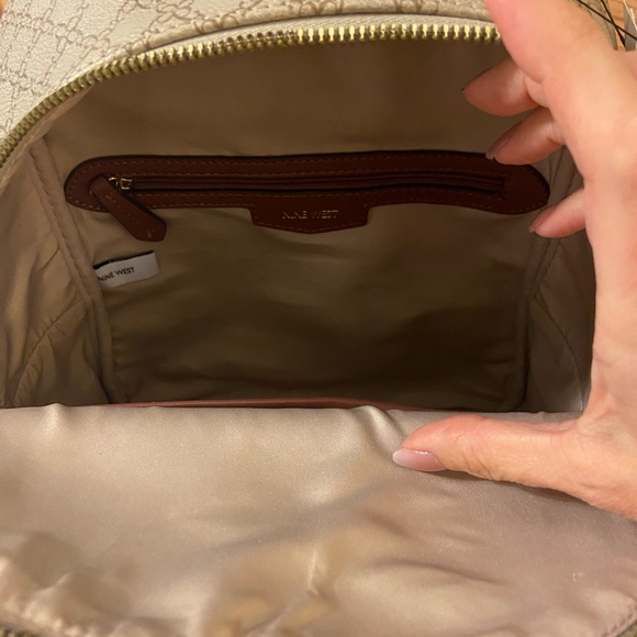 NWT NINE WEST medium Dome Logo Backpack - Picture 11 of 12